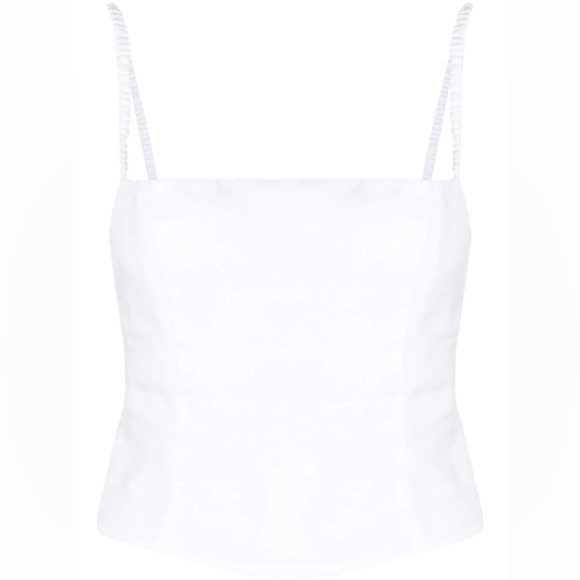 NWT Reformation Amaya Linen Top - Picture 2 of 5